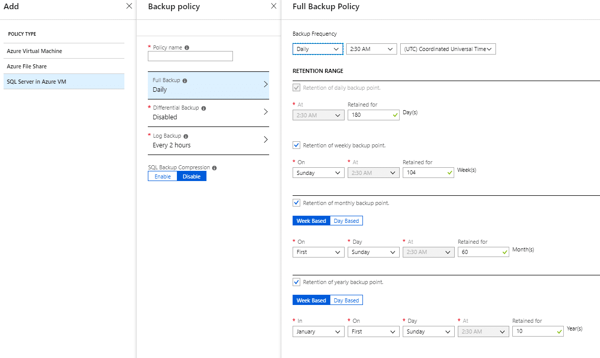 Sichere Backups mit Azure Recovery Service Vaults 6 04