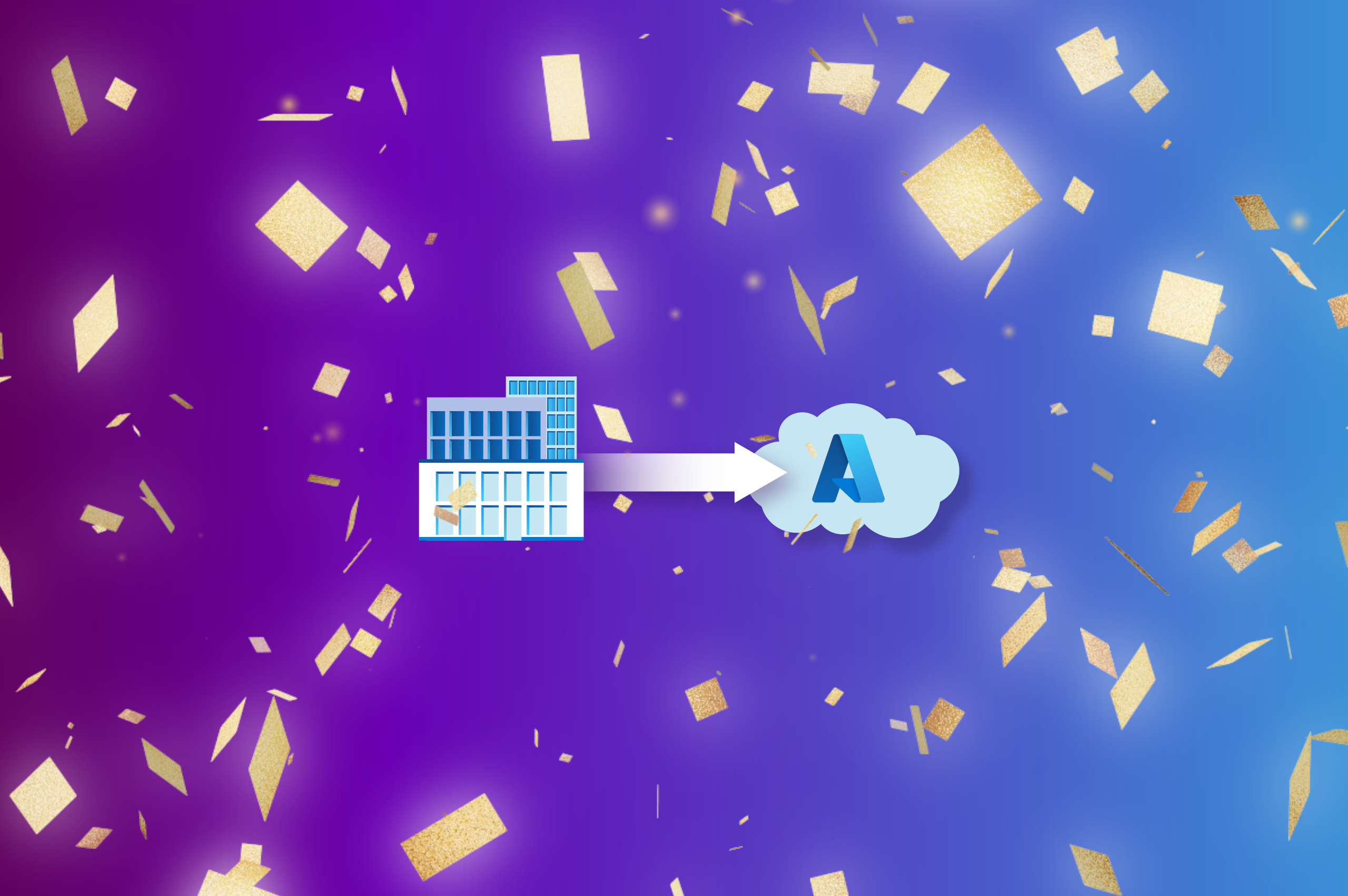 wordpress Headergrafik mit Konfetti