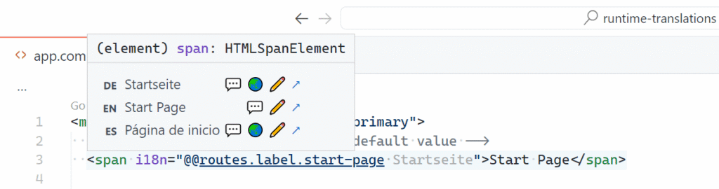 inline actions auto translate 2