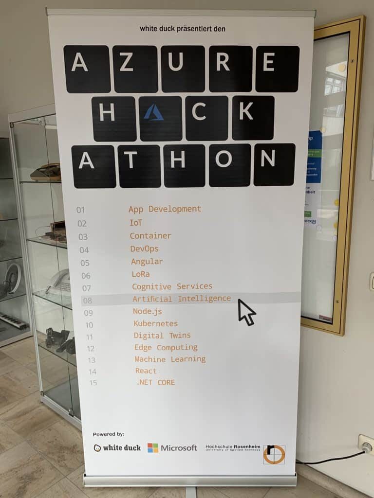 10 Jahre white duck 9 azure hackathon