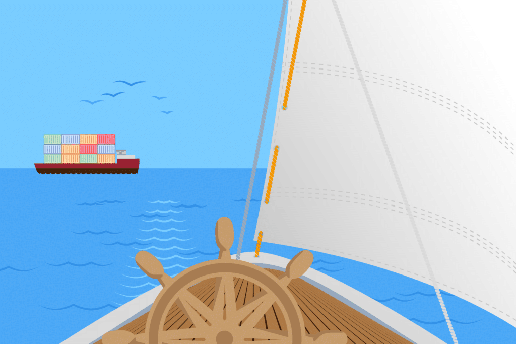 kubernetes sailing trip grafik